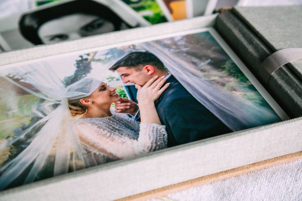 Stylowe pudełko na odbitki ślubne